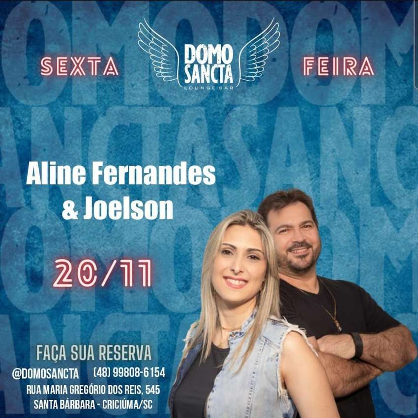 Aline Fernandes & Joelson | Domo Sancta Lounge Bar | OndeTemBalada.com