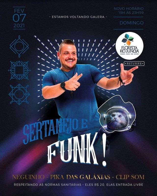 Sertanejo & Funk | Floresta Rio Jundia  | OndeTemBalada.com