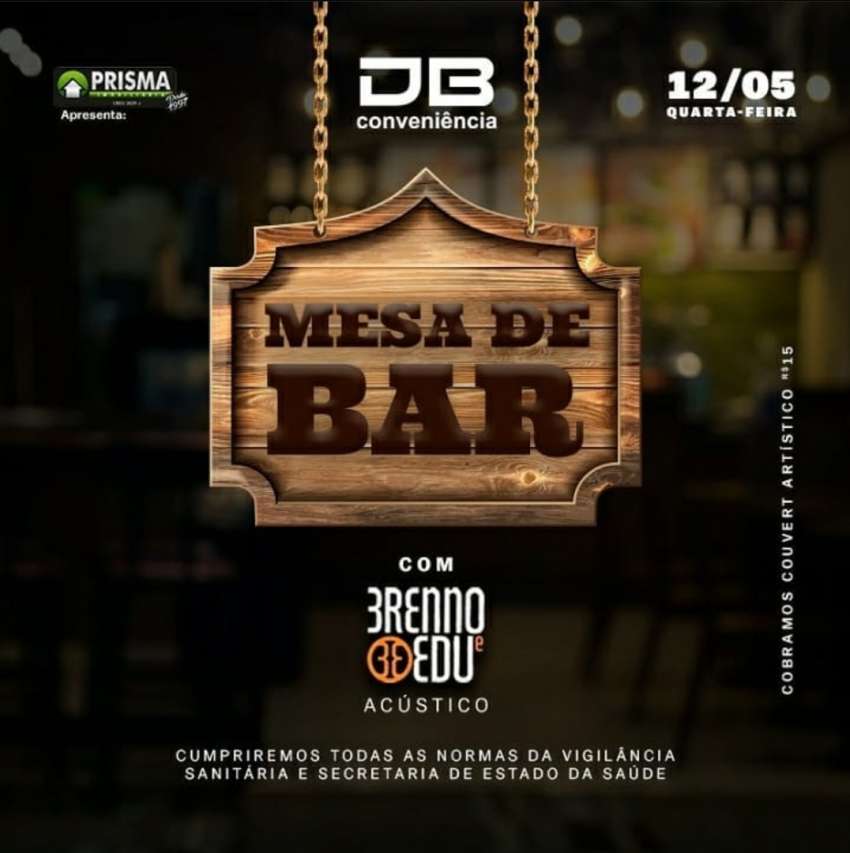 Mesa de Bar | DB Conveniência | OndeTemBalada.com