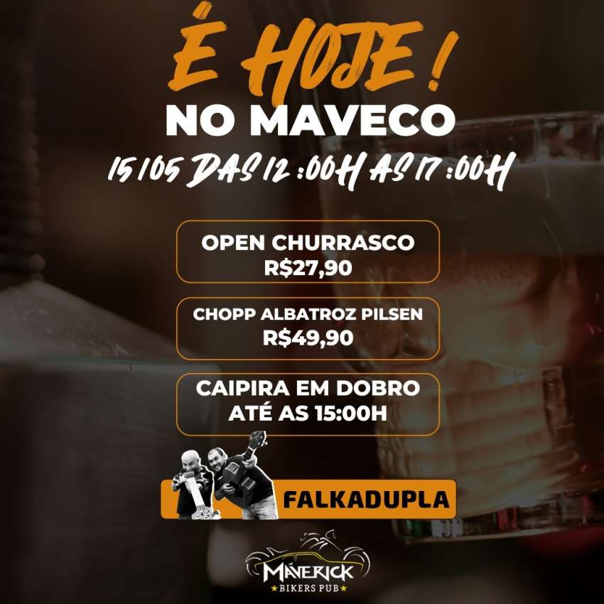 Falkadupla | Maverick Bikers Pub | OndeTemBalada.com