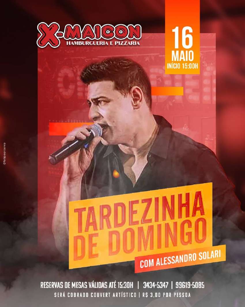 Tardezinha de Domingo | X-Maicon | OndeTemBalada.com