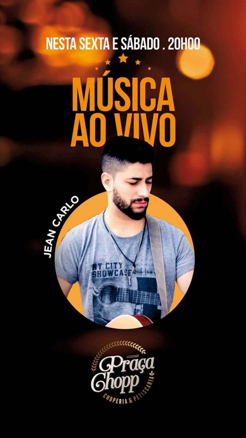 Jean Carlo | Praça Chopp | OndeTemBalada.com