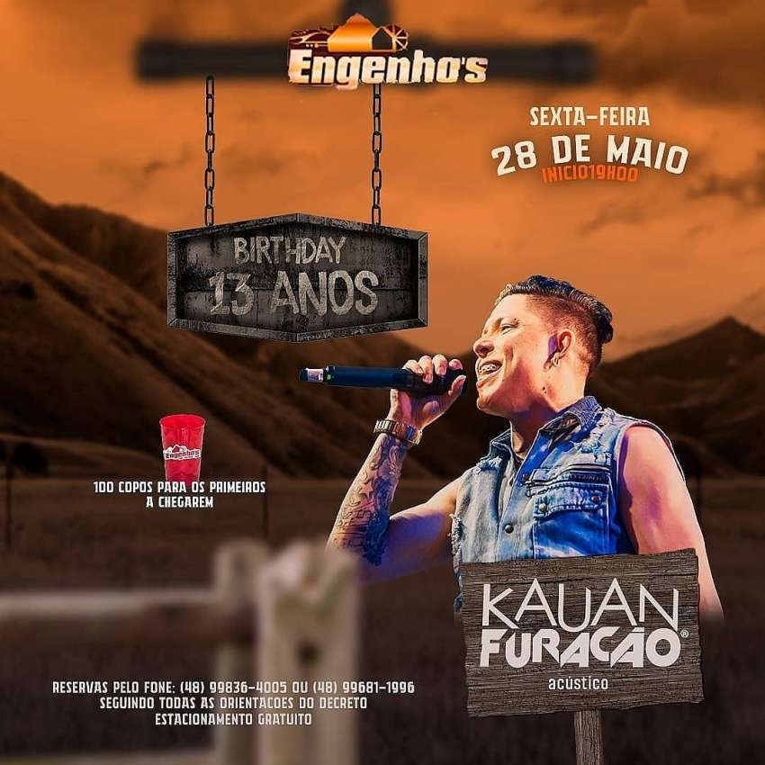 Kauan Furacão  | Engenho's Club | OndeTemBalada.com