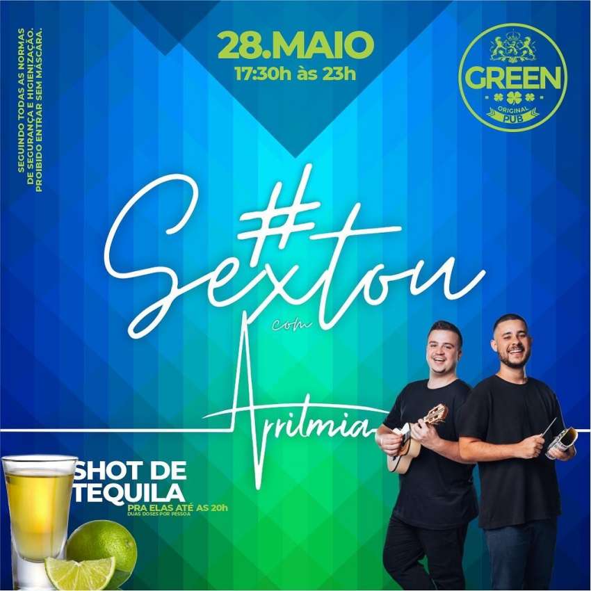 #Sextou | Green Original Pub | OndeTemBalada.com