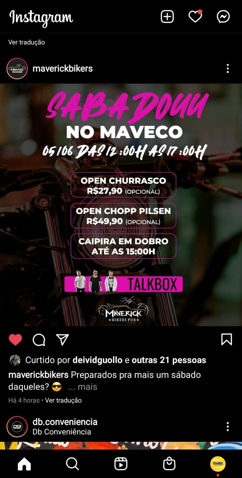 Sabadou no Maveco | Maverick Bikers Pub | OndeTemBalada.com