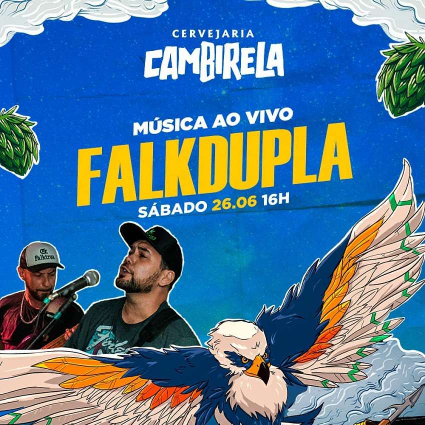 Falkdupla | Beer Garden Cambirela | OndeTemBalada.com