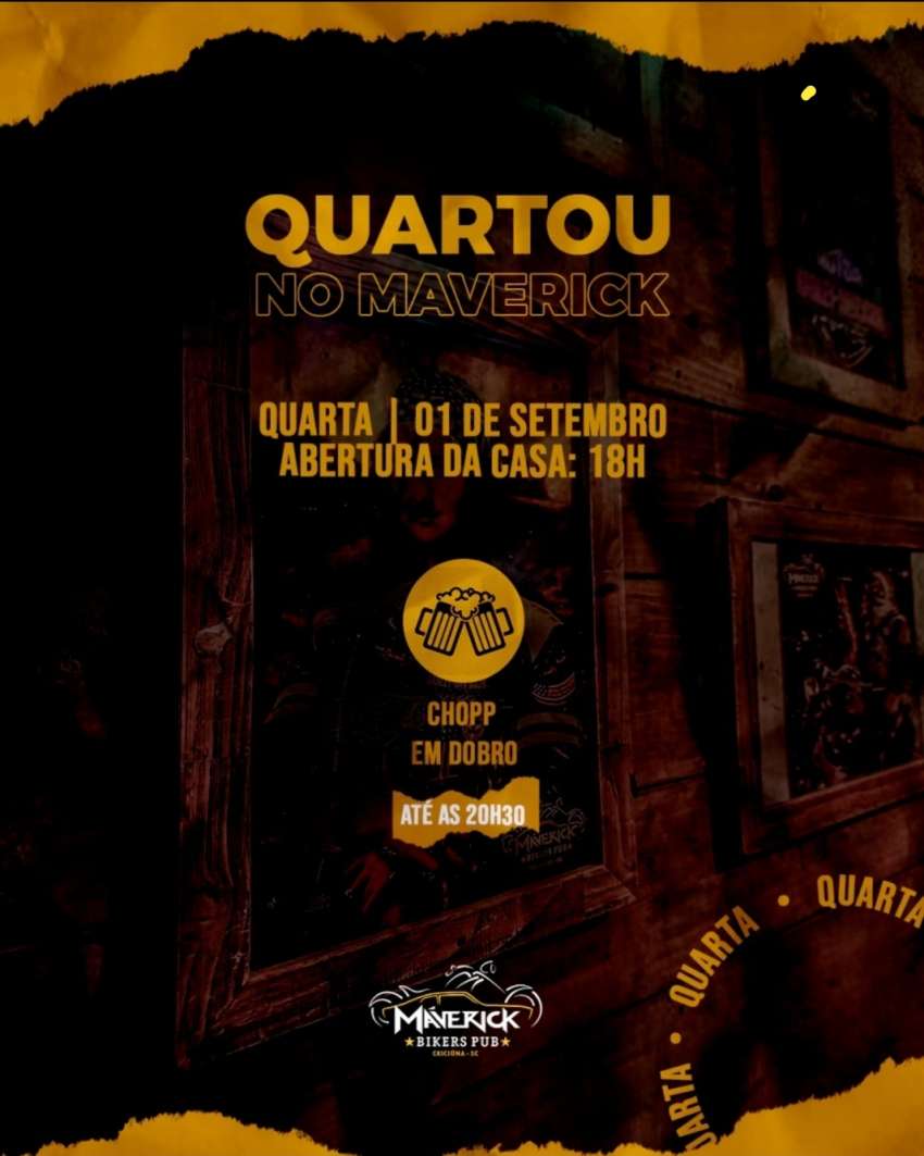 Quartou | Maverick Bikers Pub | OndeTemBalada.com