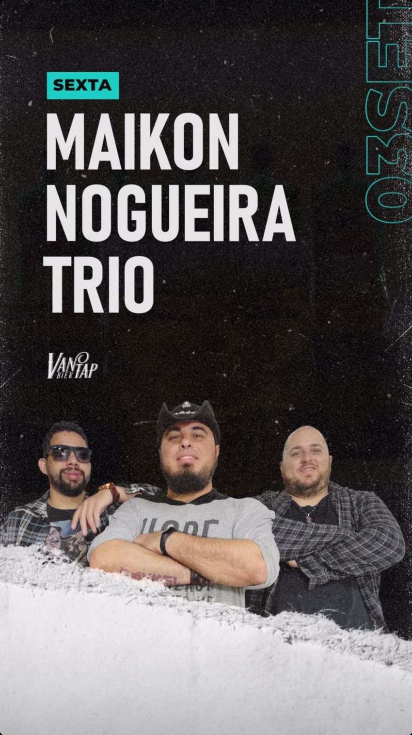 Maikon Nogueira Trio | Van Tap Bier  | OndeTemBalada.com