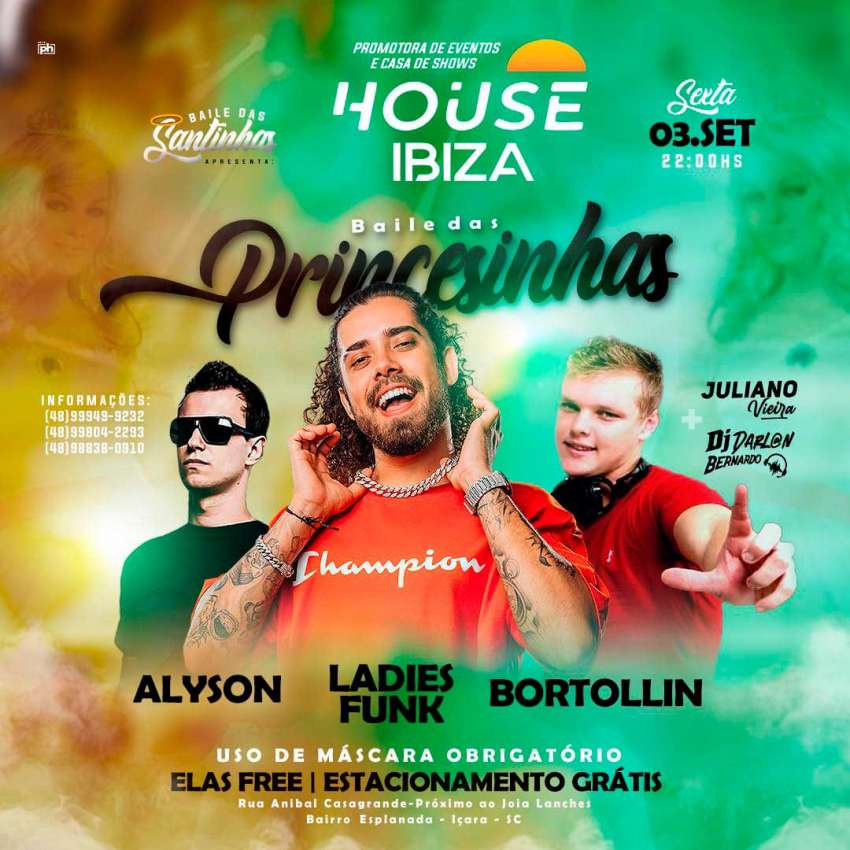 Baile das Princesinhas | House Ibiza | OndeTemBalada.com