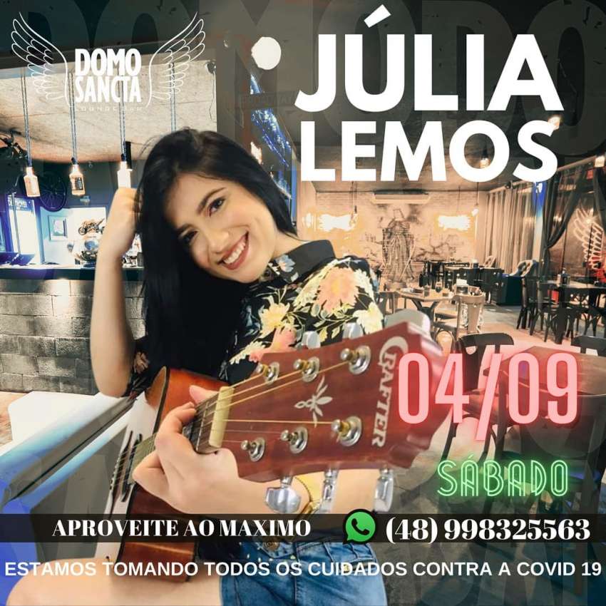 Julia Lemos | Domo Sancta Lounge Bar | OndeTemBalada.com