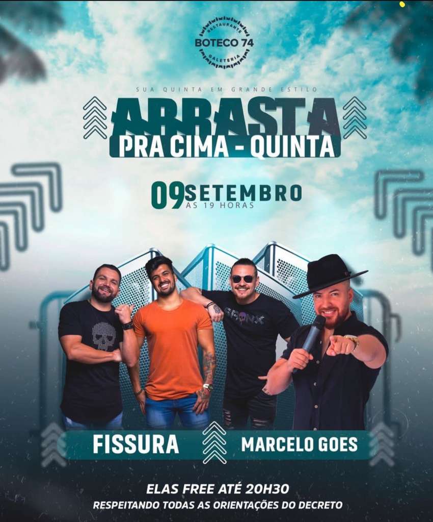 Arrasta Pra Cima | Boteco 74 | OndeTemBalada.com