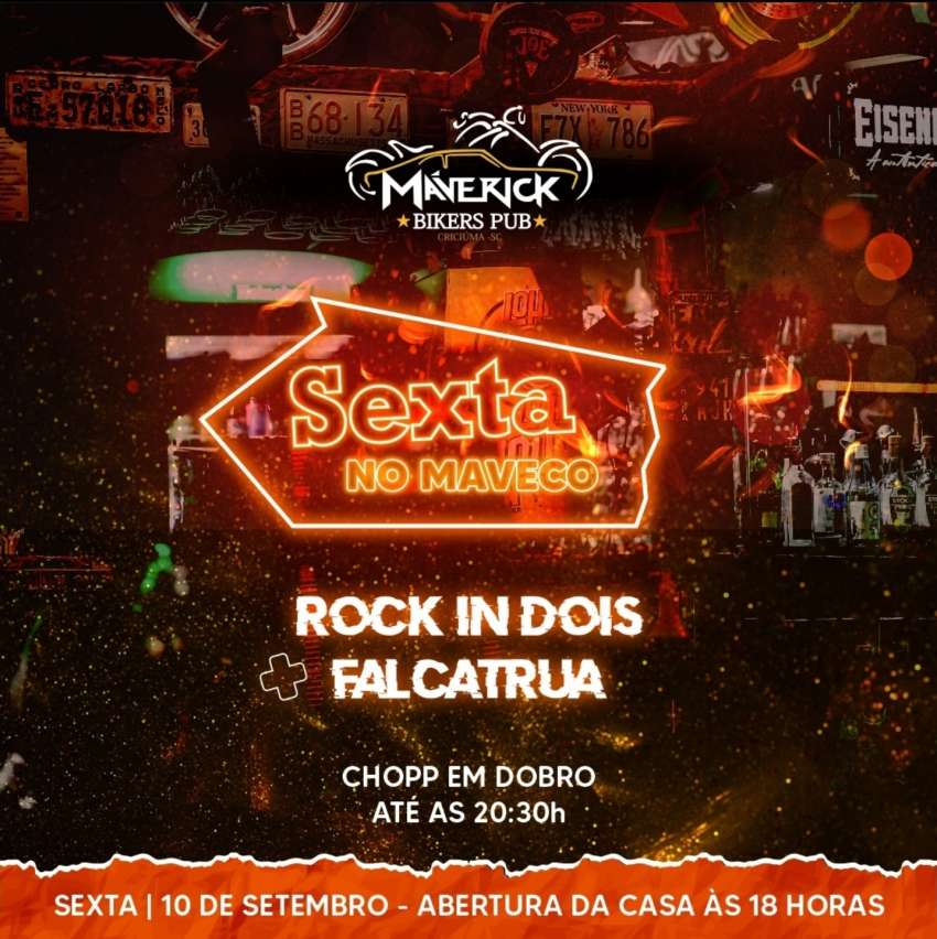 Sexta no Maveco | Maverick Bikers Pub | OndeTemBalada.com