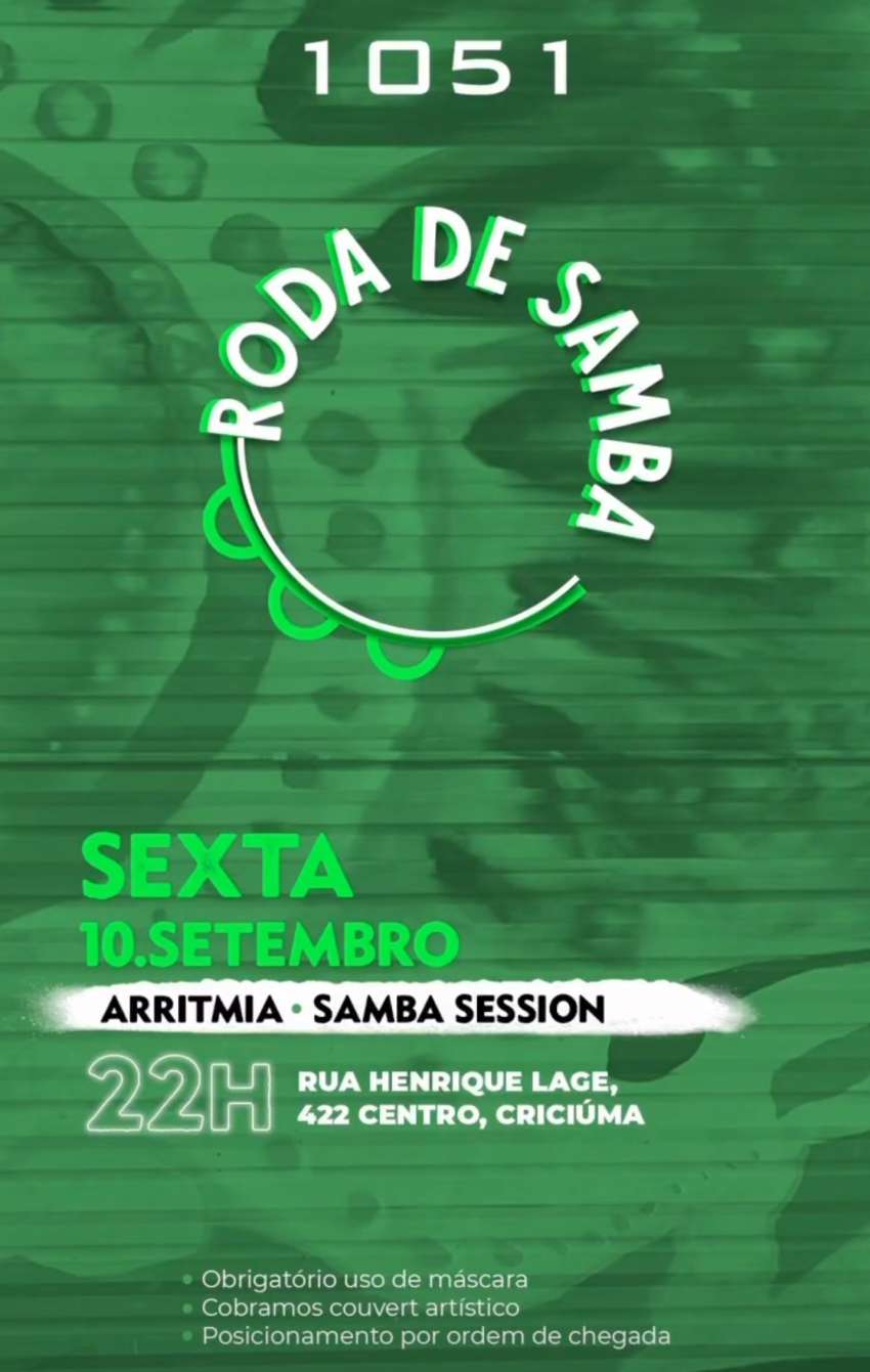 Roda de Samba | 1051 Club | OndeTemBalada.com