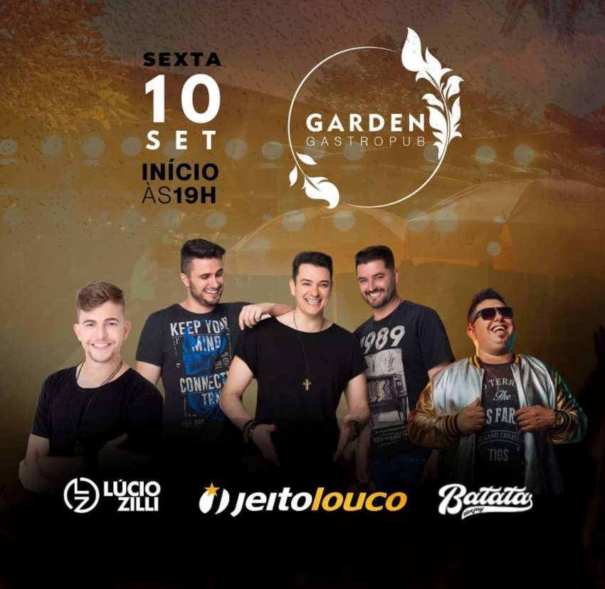 Sexta no Garden | Garden Gastro Pub | OndeTemBalada.com