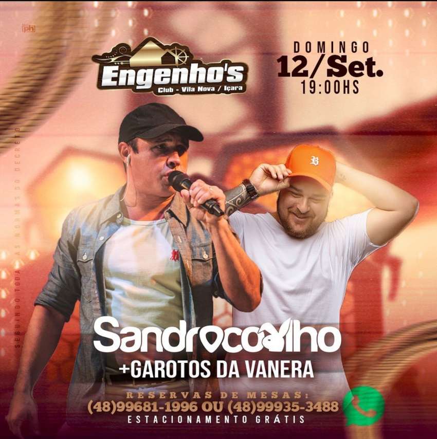 Sandro Coelho | Engenho's Club | OndeTemBalada.com