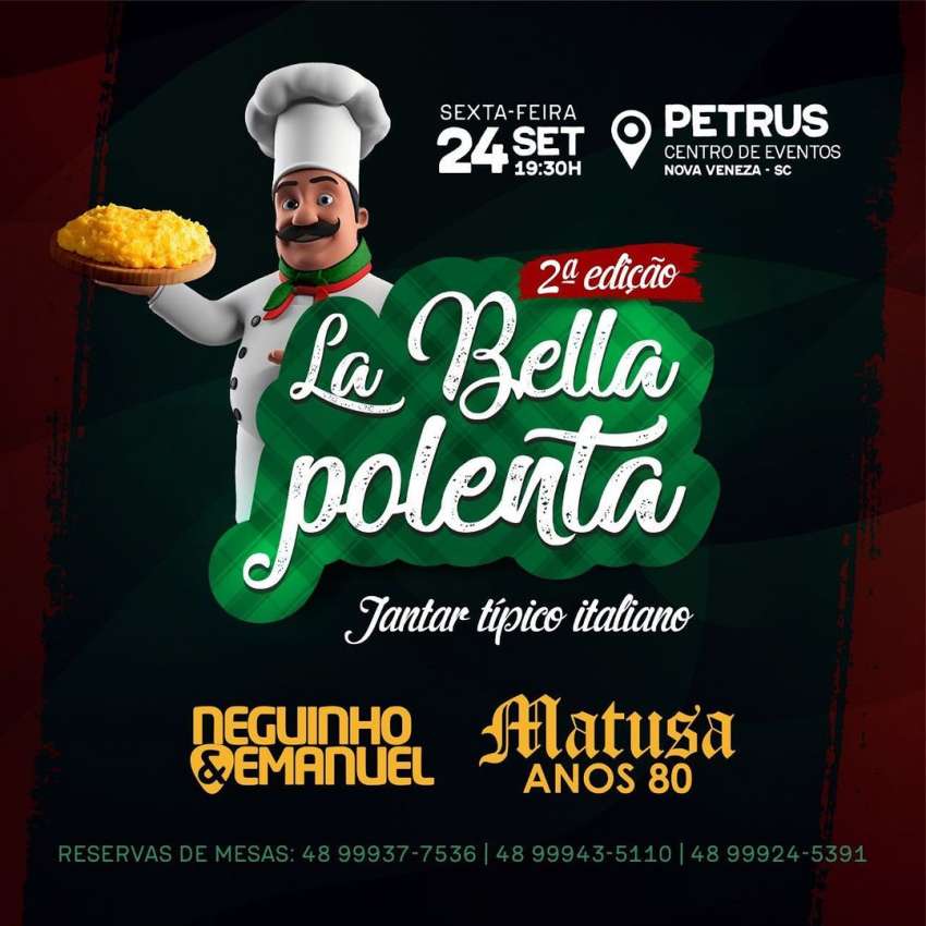 La Bella Polenta | Petrus | OndeTemBalada.com