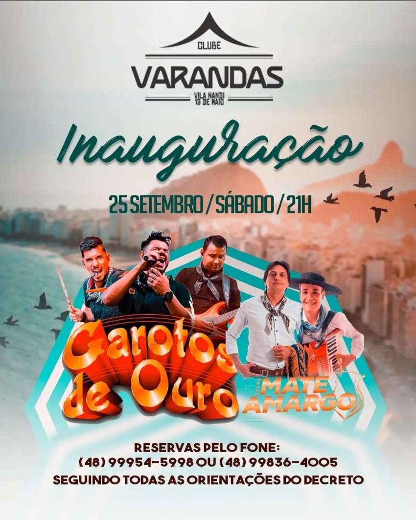 Inauguração  | Clube Varandas  | OndeTemBalada.com