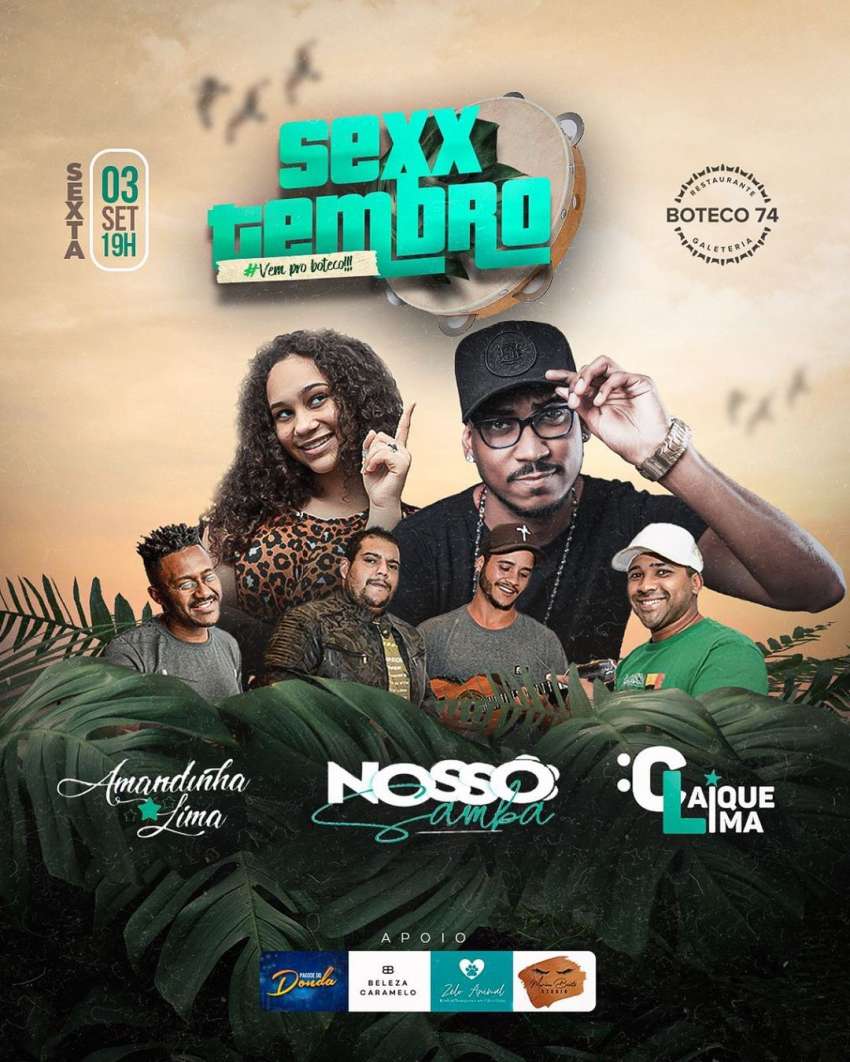 Sexxtembro | Boteco 74 | OndeTemBalada.com