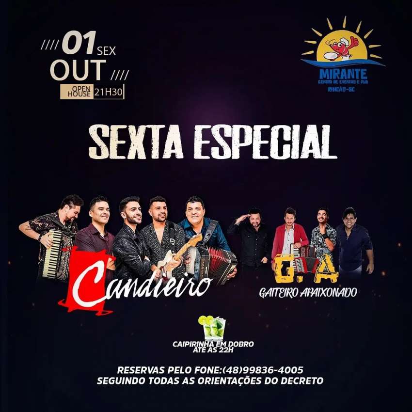 Sexta Especial | Mirante Cenrro de Eventos | OndeTemBalada.com