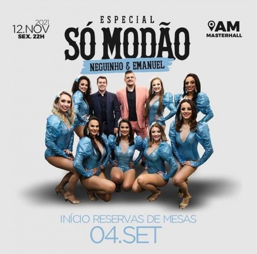 Só Modão | AM Master Hall | OndeTemBalada.com