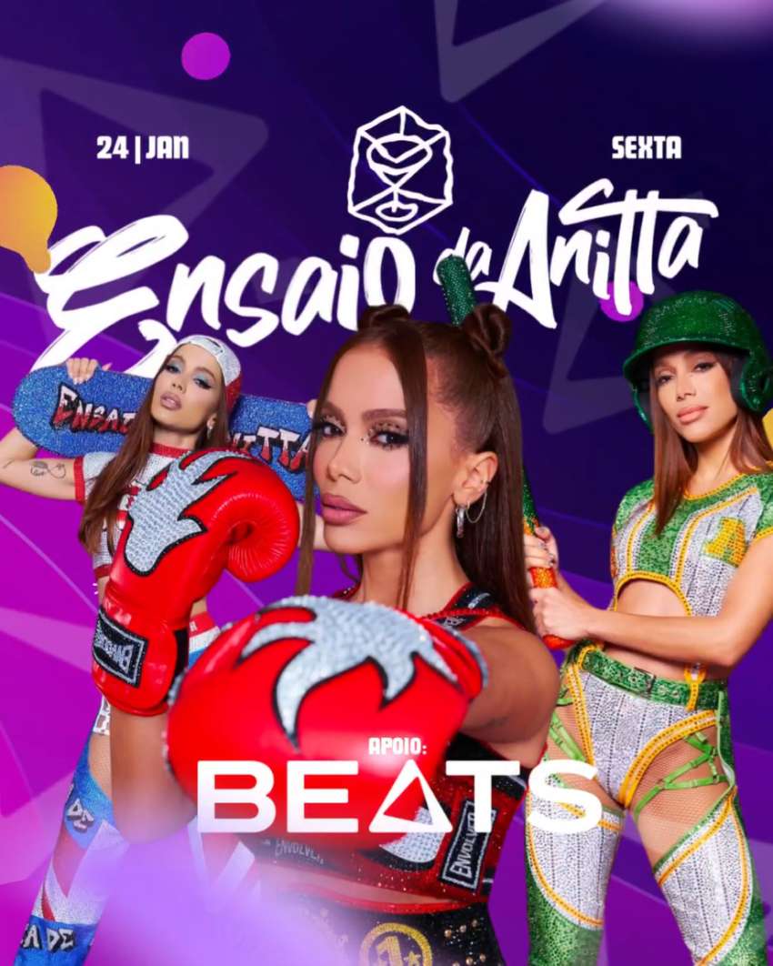 Ensaio da Anitta | Monet Pub | OndeTemBalada.com