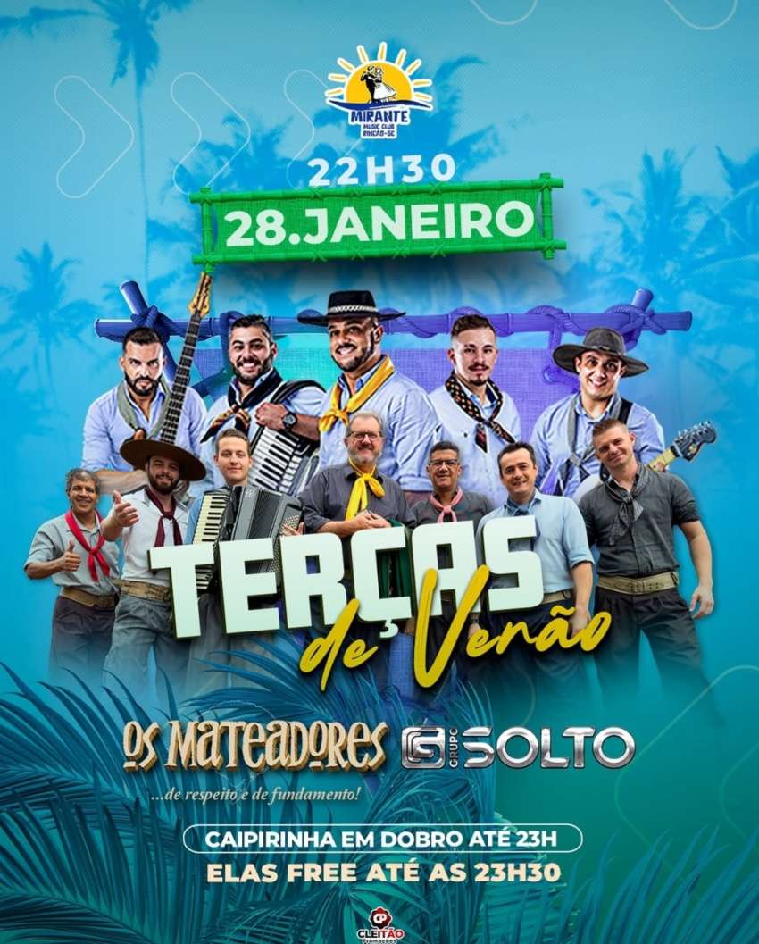 Terças de Verão  | Mirante Cenrro de Eventos | OndeTemBalada.com