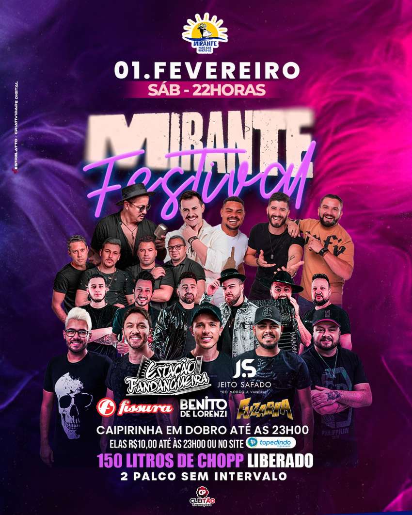 Mirante Festival | Mirante Cenrro de Eventos | OndeTemBalada.com