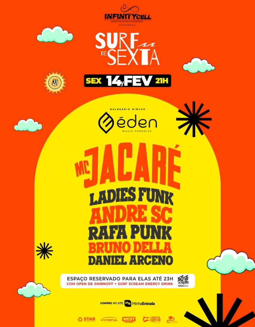 Surf de Sexta | Éden Music Paradise | OndeTemBalada.com