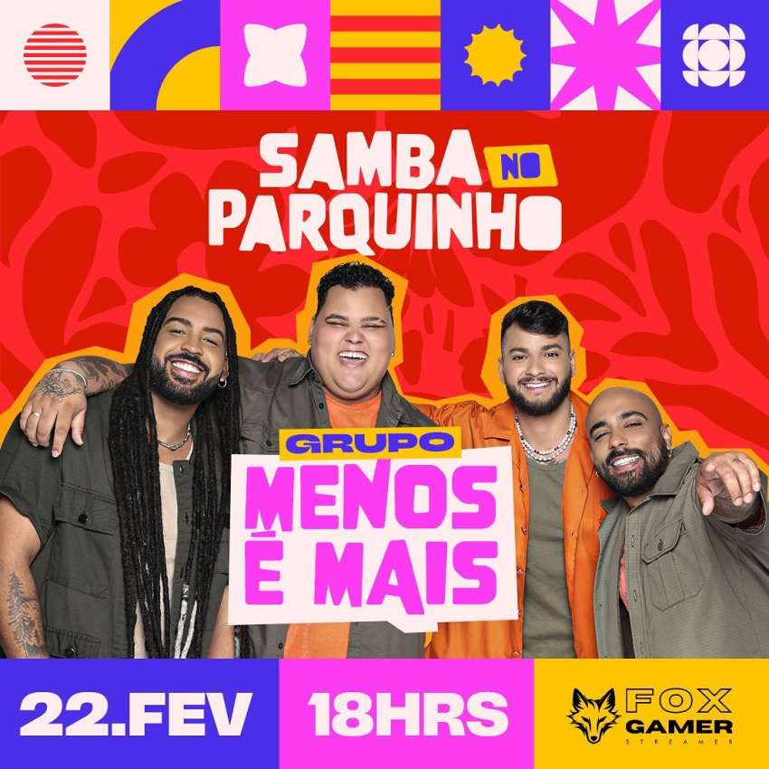 Samba no Parquinho com Menos É Mais | Arrocha Summer Park | OndeTemBalada.com